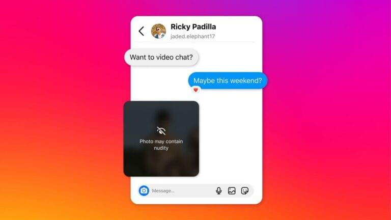 Instagram will blur out nude photos in DMs to combat “financial sextortion.”