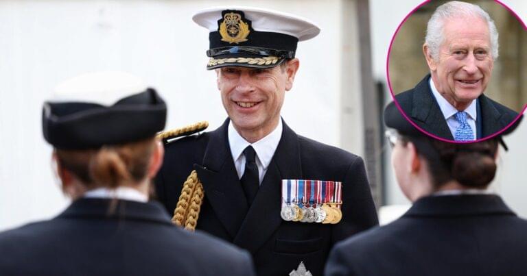 Prince Edward receives a new title from King Charles as he battles cancer