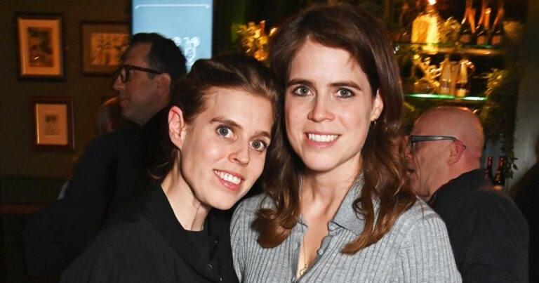 Princesses Beatrice and Eugenie pose together amid the royal health crisis