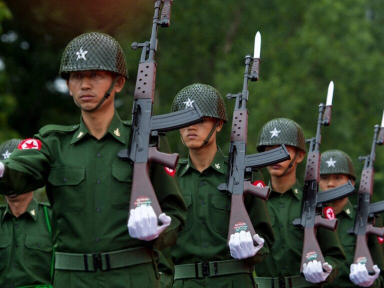Singapore is “tightening the screws” on generals in Myanmar by cracking down on arms trafficking