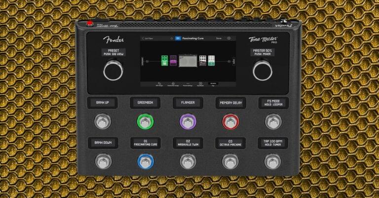 The Fender Tone Master Pro is an all-in-one guitar studio