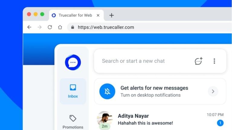 Truecaller launches a web client for its Android users |  TechCrunch