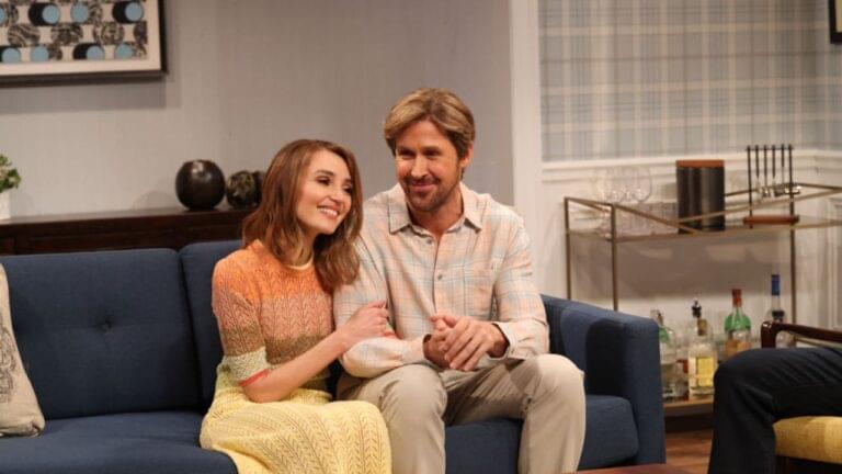 Watch Ryan Gosling constantly break character on “SNL.”